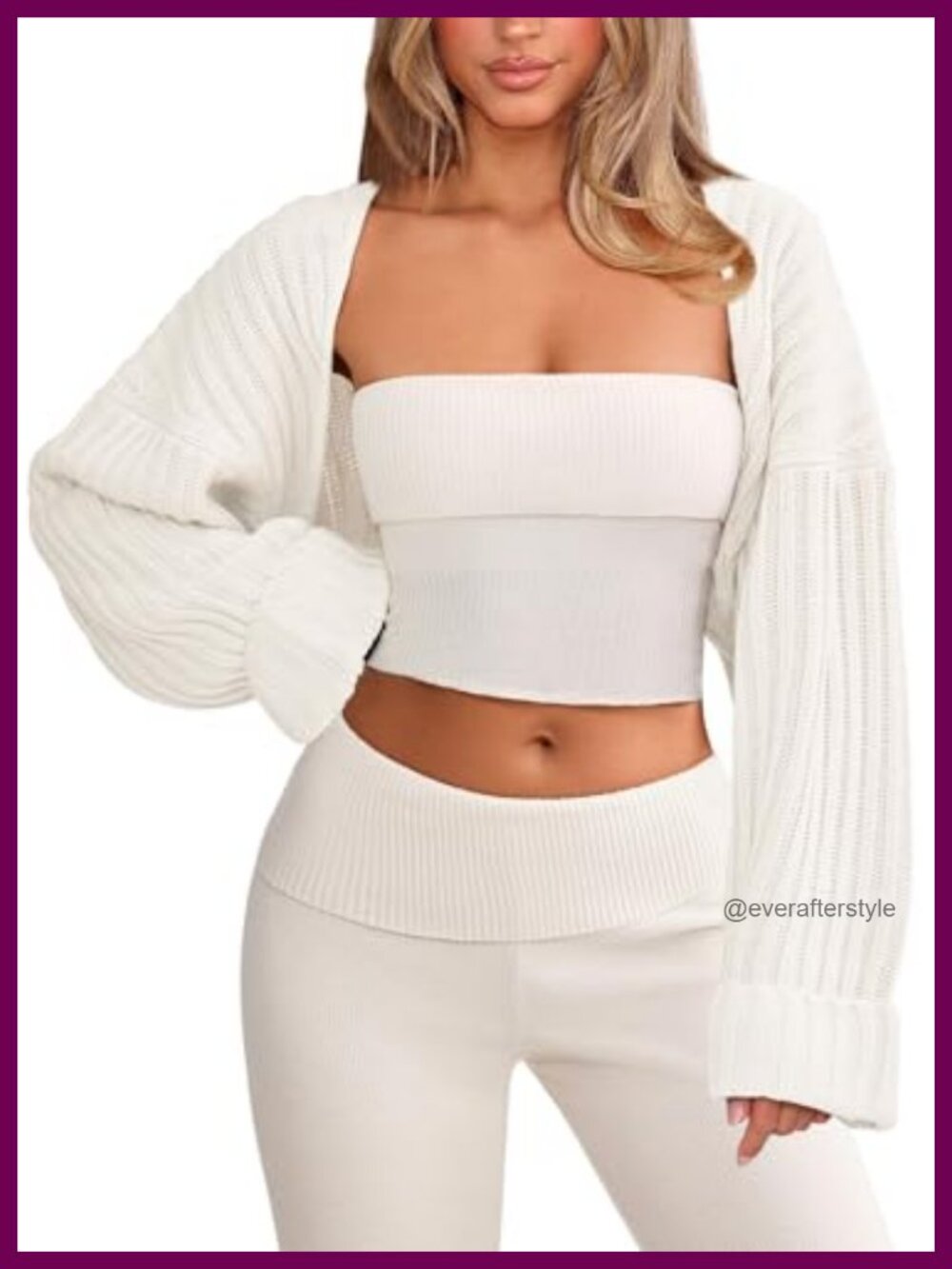 Chunky Knit Bolero Shrug Cardigan Women Open Front Cropped Long Sleeve Y2k